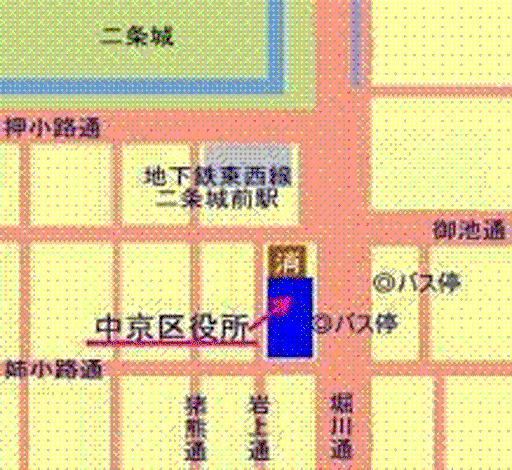 中京区役所マップ
