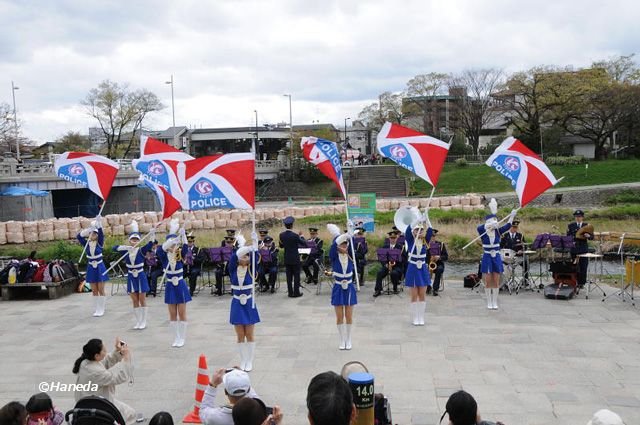 京都府警カラーガード隊