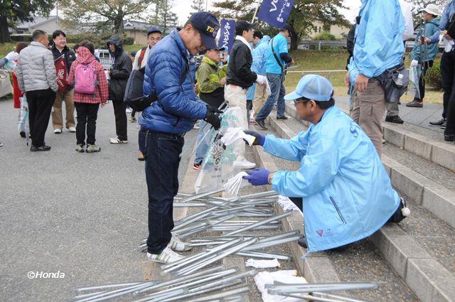 清掃用具の準備