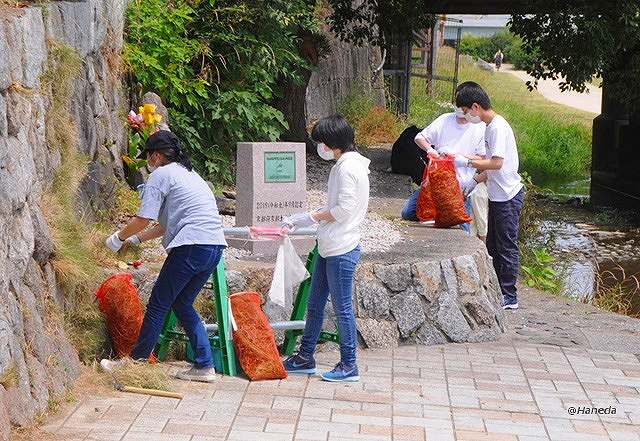 みそそぎ川など清掃