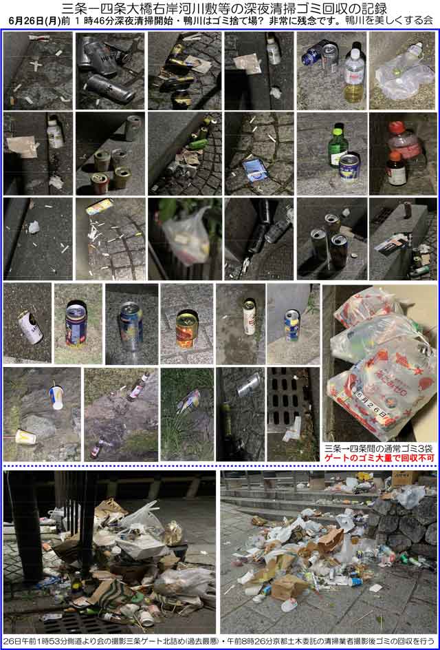 ゴミ回収の記録・6月26日
