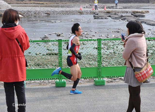 京都マラソン2015 賀茂大橋付近-2